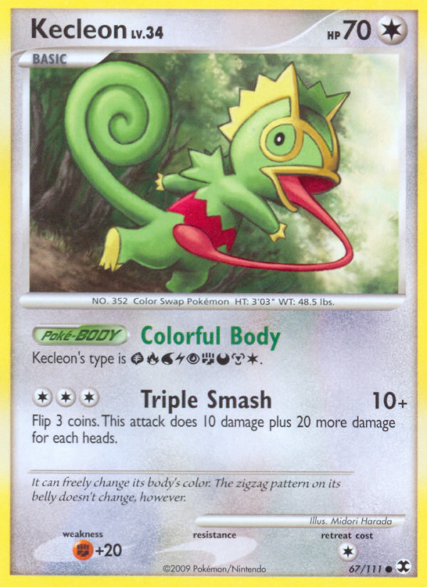 Kecleon (67/111) [Platinum: Rising Rivals] | Amazing Games TCG