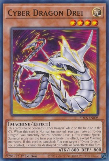 Cyber Dragon Drei [SDCS-EN005] Common | Amazing Games TCG