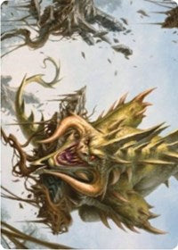 Canopy Baloth Art Card [Zendikar Rising Art Series] | Amazing Games TCG