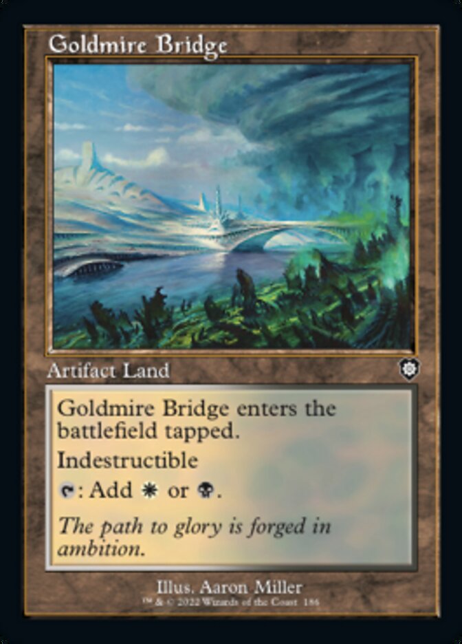 Goldmire Bridge (Retro) [The Brothers' War Commander] | Amazing Games TCG