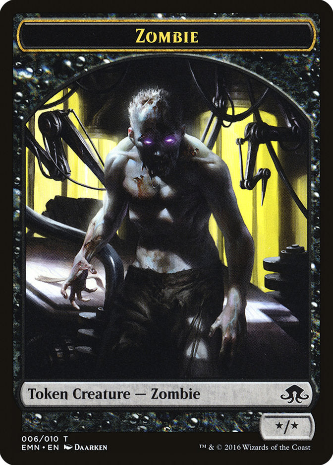 Zombie (006/010) [Eldritch Moon Tokens] | Amazing Games TCG