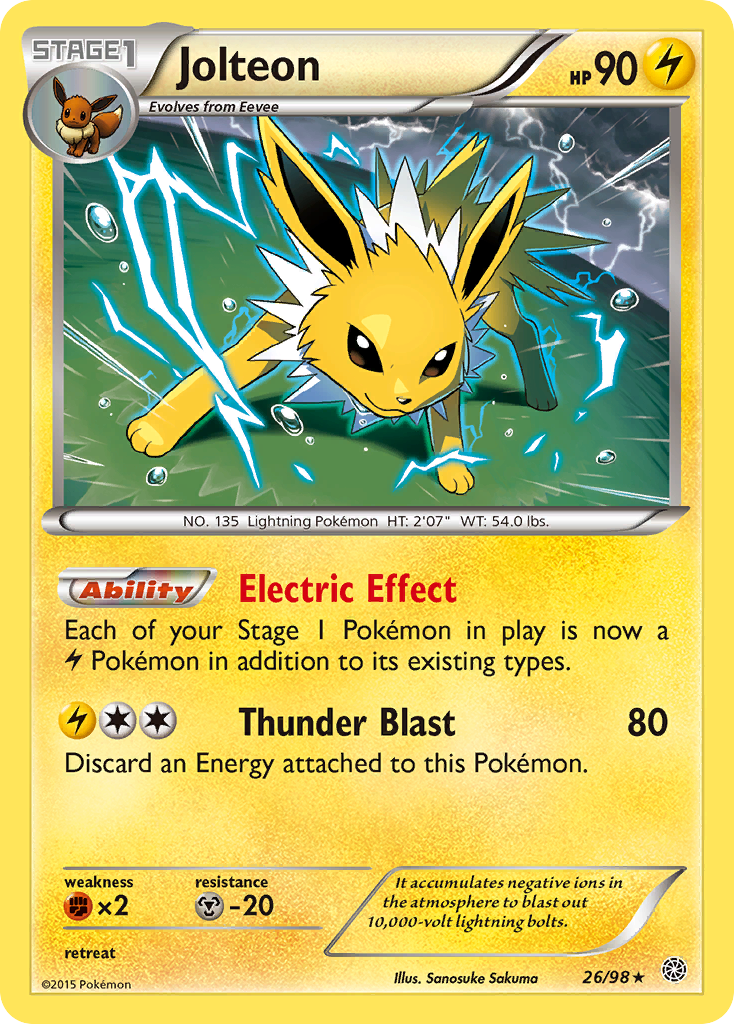 Jolteon (26/98) [XY: Ancient Origins] | Amazing Games TCG