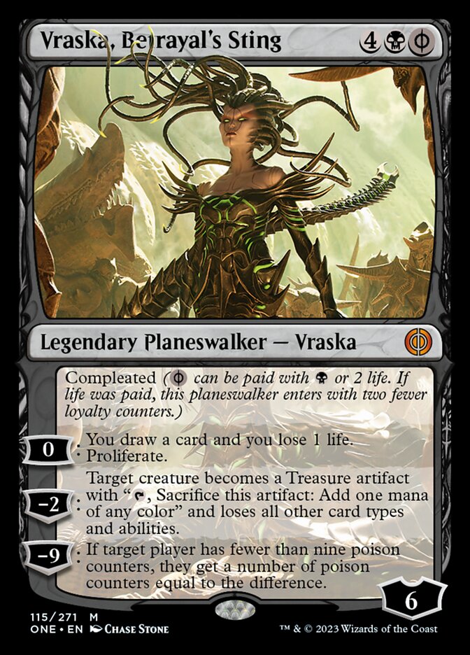 Vraska, Betrayal's Sting [Phyrexia: All Will Be One] | Amazing Games TCG