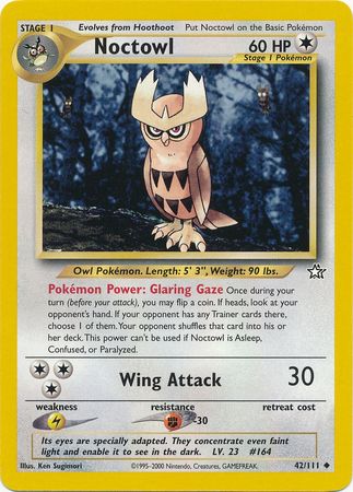 Noctowl (42/111) [Neo Genesis Unlimited] | Amazing Games TCG