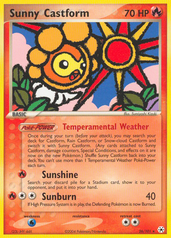 Sunny Castform (26/101) [EX: Hidden Legends] | Amazing Games TCG