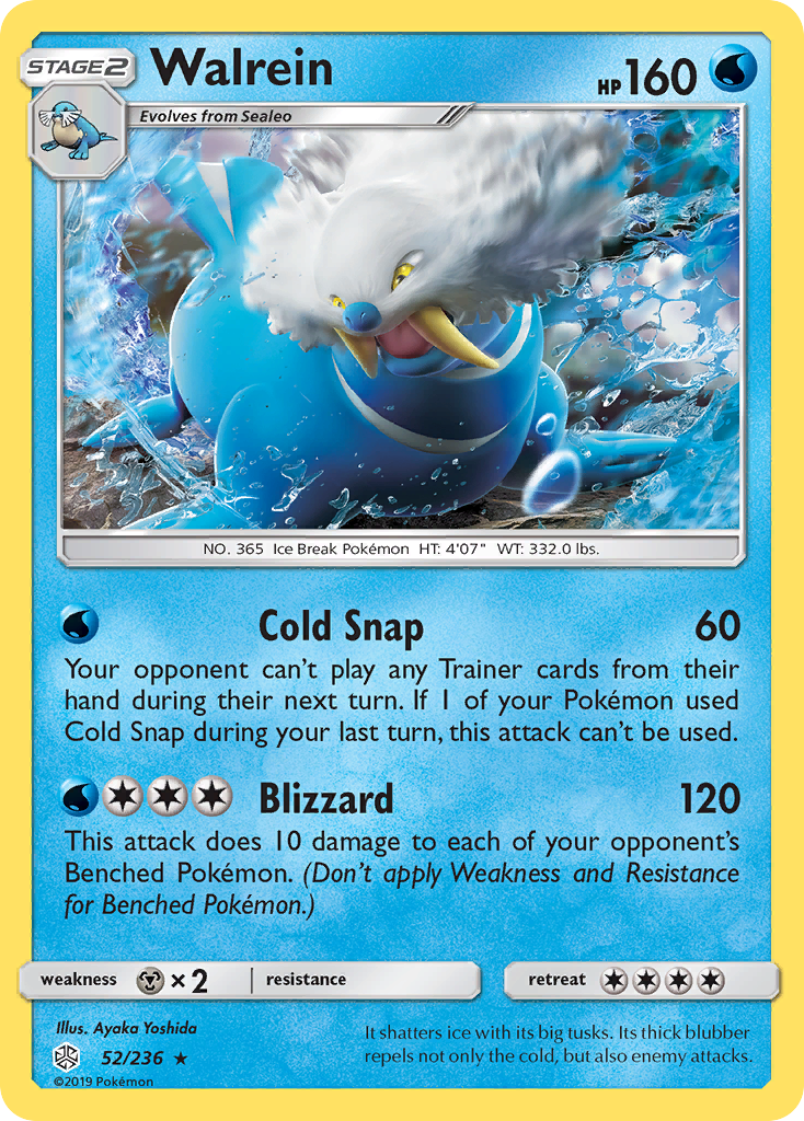 Walrein (52/236) [Sun & Moon: Cosmic Eclipse] | Amazing Games TCG