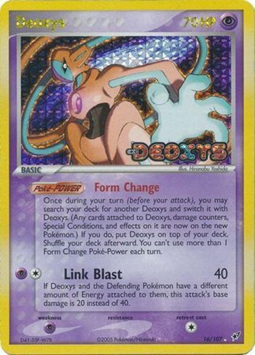 Deoxys (16/107) (Stamped) [EX: Deoxys] | Amazing Games TCG