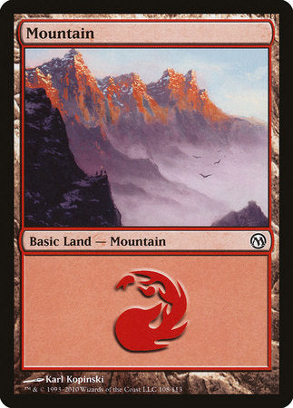 Mountain (108) [Duels of the Planeswalkers] | Amazing Games TCG