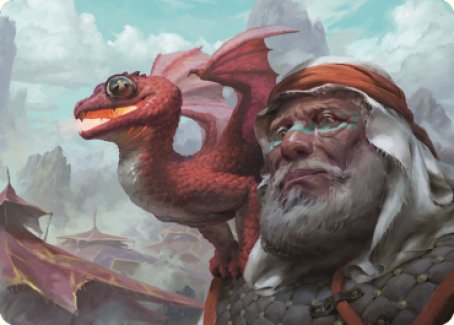 Dragon Whelp Art Card [Dominaria United Art Series] | Amazing Games TCG