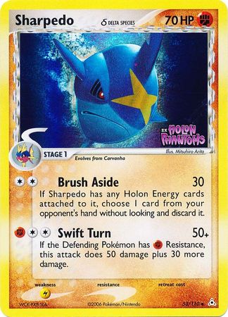 Sharpedo (53/110) (Delta Species) (Stamped) [EX: Holon Phantoms] | Amazing Games TCG