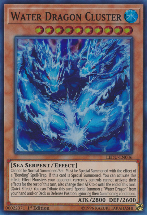 Water Dragon Cluster [LEDU-EN036] Super Rare | Amazing Games TCG