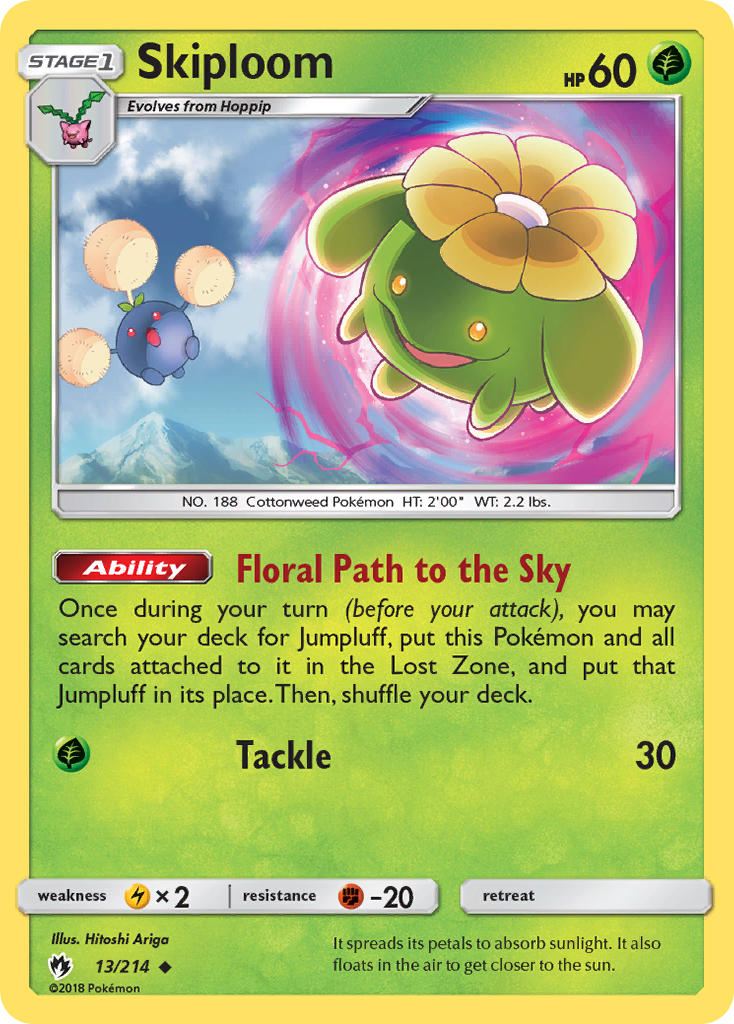 Skiploom (13/214) [Sun & Moon: Lost Thunder] | Amazing Games TCG