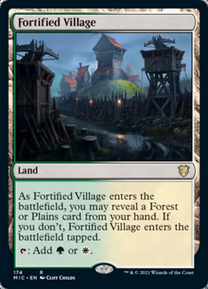 Fortified Village [Innistrad: Midnight Hunt Commander] | Amazing Games TCG