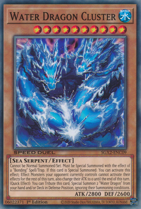 Water Dragon Cluster [SGX2-ENC09] Common | Amazing Games TCG