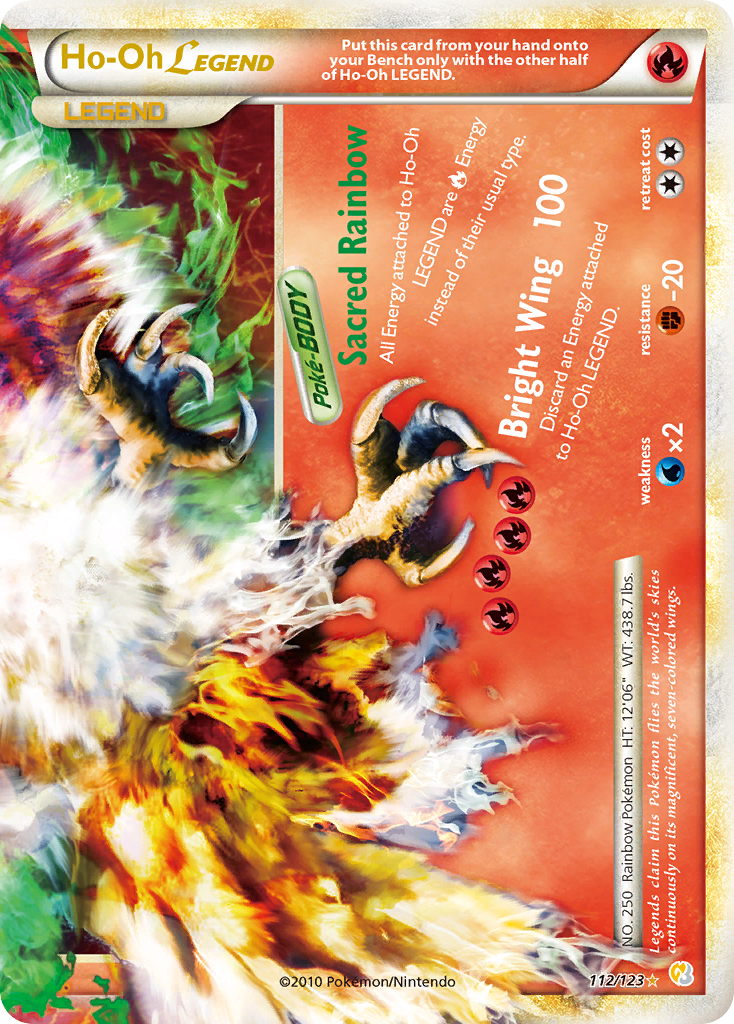 Ho-Oh LEGEND (112/123) [HeartGold & SoulSilver: Base Set] | Amazing Games TCG