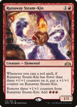 Runaway Steam-Kin [Guilds of Ravnica Promos] | Amazing Games TCG