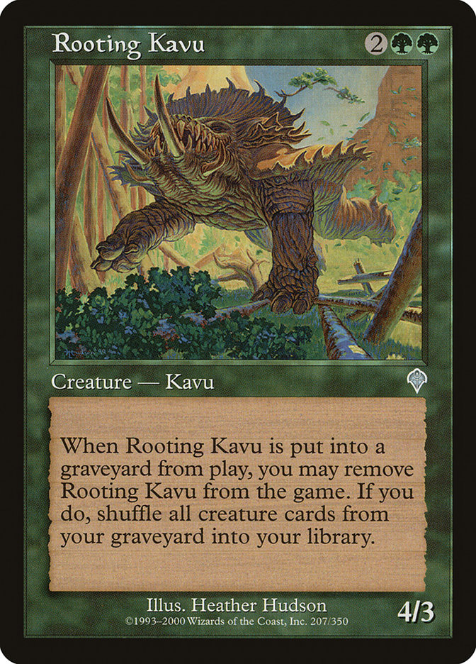 Rooting Kavu [Invasion] | Amazing Games TCG