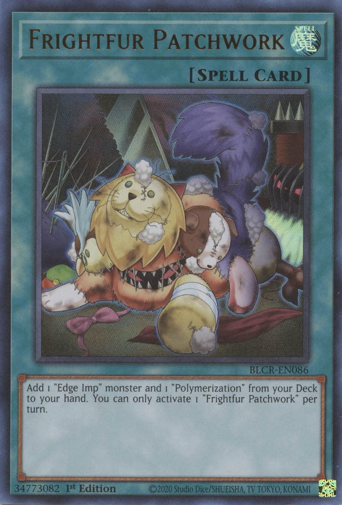 Frightfur Patchwork [BLCR-EN086] Ultra Rare | Amazing Games TCG