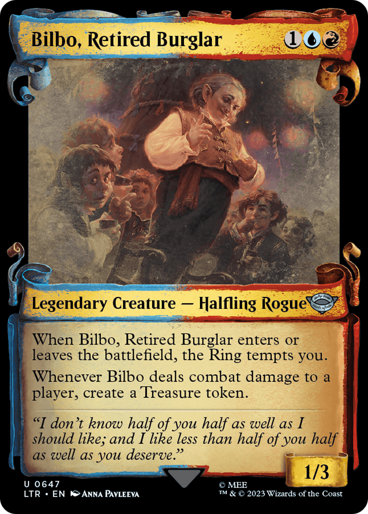 Bilbo, Retired Burglar [The Lord of the Rings: Tales of Middle-Earth Showcase Scrolls] | Amazing Games TCG