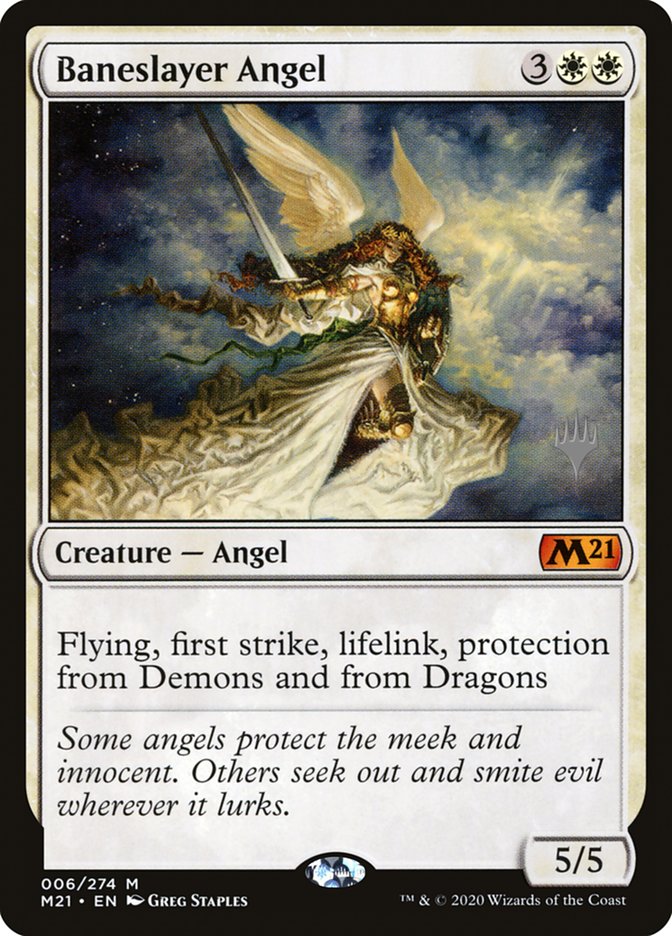 Baneslayer Angel (Promo Pack) [Core Set 2021 Promos] | Amazing Games TCG