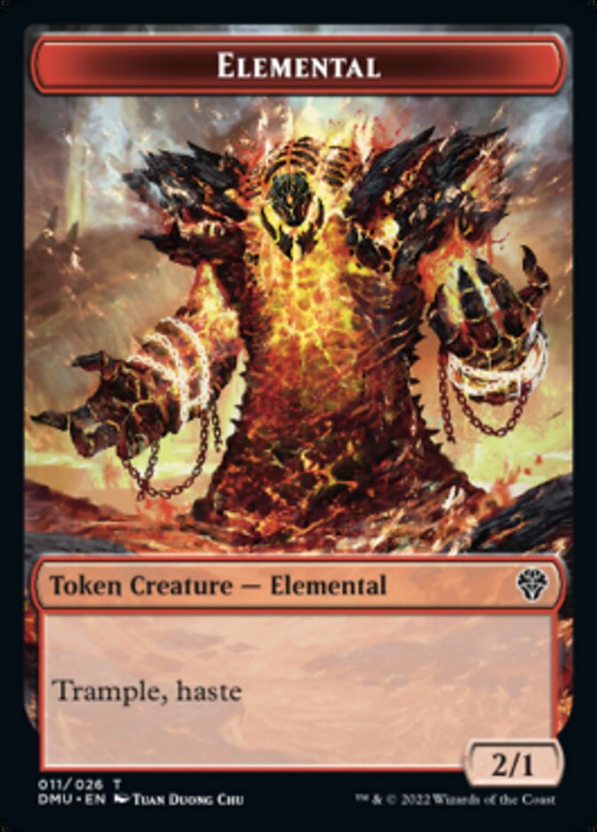 Elemental Token [Dominaria United Tokens] | Amazing Games TCG