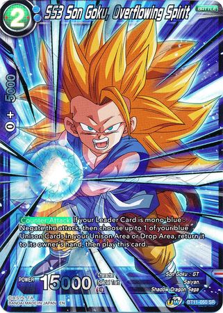 SS3 Son Goku, Overflowing Spirit (BT11-050) [Vermilion Bloodline] | Amazing Games TCG