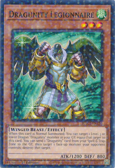 Dragunity Legionnaire (Duel Terminal) [HAC1-EN150] Common | Amazing Games TCG