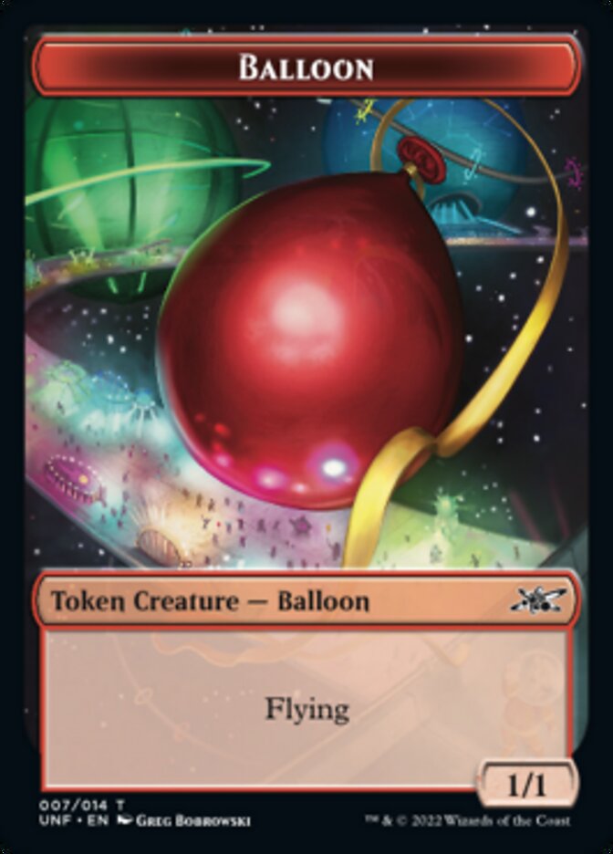 Balloon Token [Unfinity Tokens] | Amazing Games TCG
