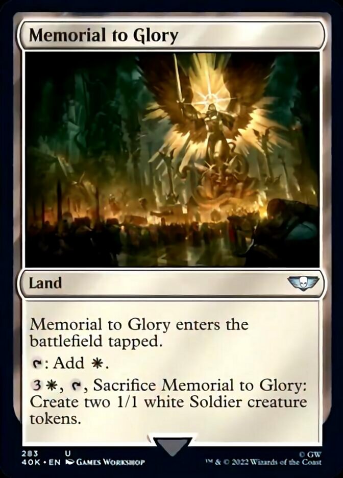 Memorial to Glory [Universes Beyond: Warhammer 40,000] | Amazing Games TCG