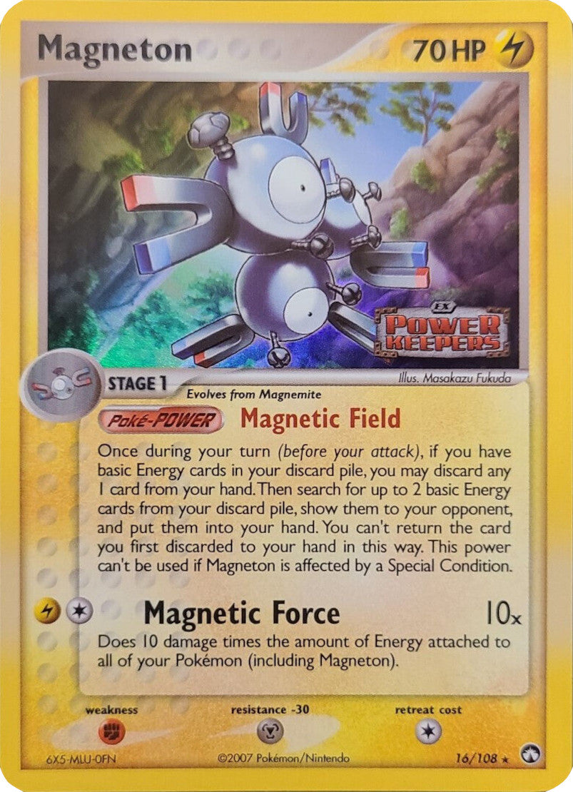 Magneton (16/108) (Stamped) [EX: Power Keepers] | Amazing Games TCG