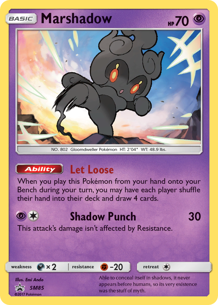 Marshadow (SM85) [Sun & Moon: Black Star Promos] | Amazing Games TCG