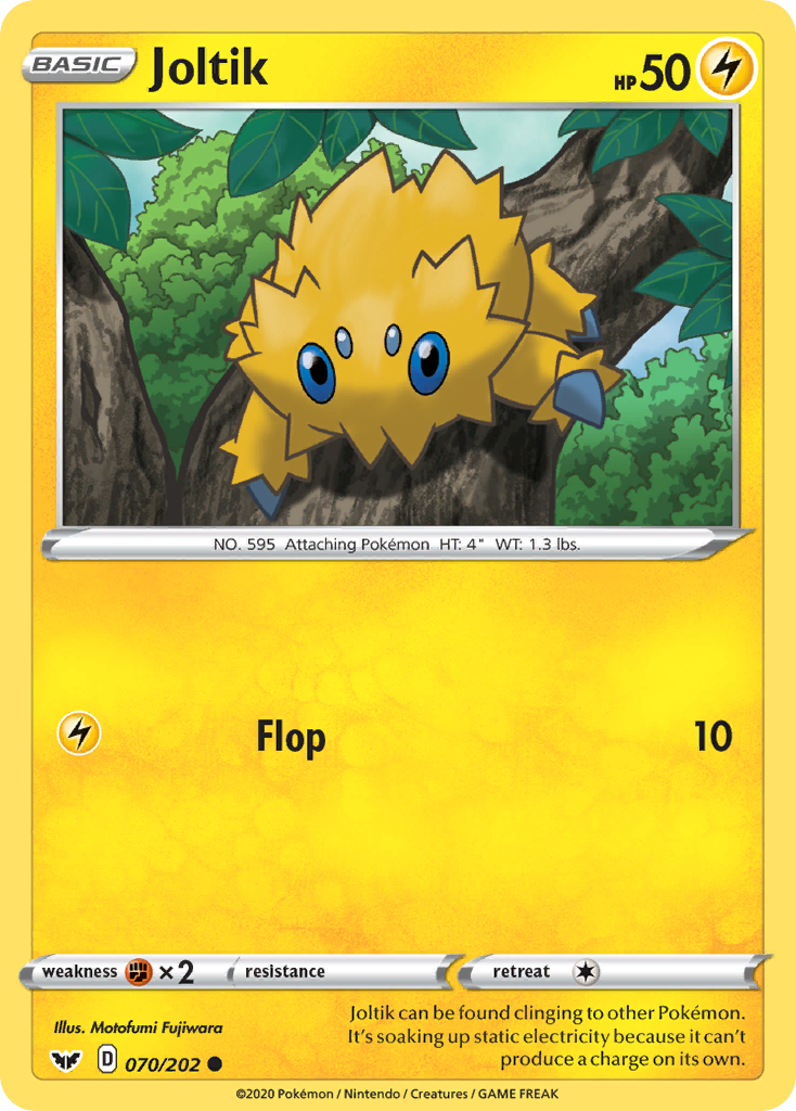 Joltik (070/202) [Sword & Shield: Base Set] | Amazing Games TCG