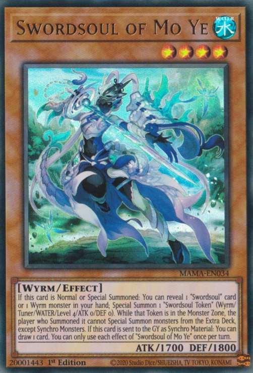 Swordsoul of Mo Ye [MAMA-EN034] Ultra Rare | Amazing Games TCG