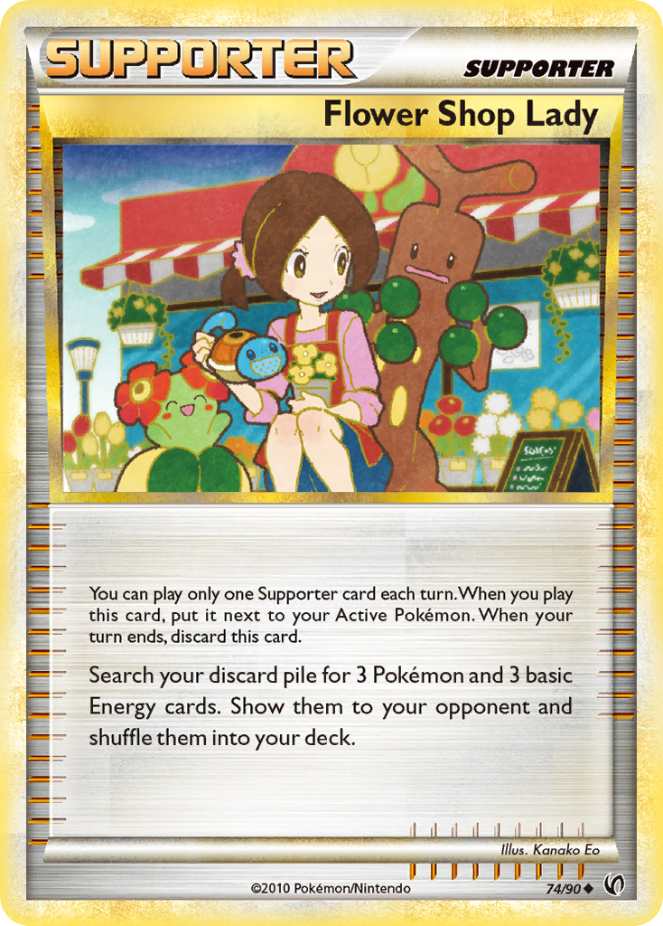 Flower Shop Lady (74/90) [HeartGold & SoulSilver: Undaunted] | Amazing Games TCG