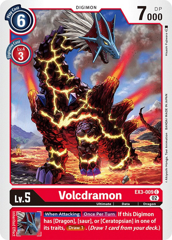 Volcdramon [EX3-009] [Draconic Roar] | Amazing Games TCG