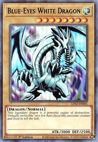 Blue-Eyes White Dragon (Green) [LDS2-EN001] Ultra Rare | Amazing Games TCG