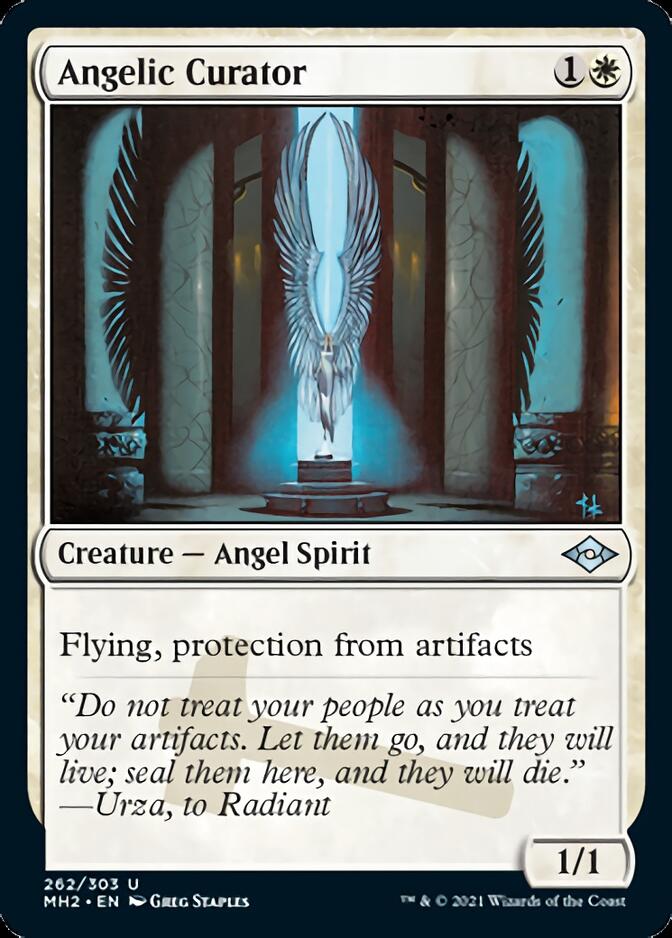 Angelic Curator (Foil Etched) [Modern Horizons 2] | Amazing Games TCG