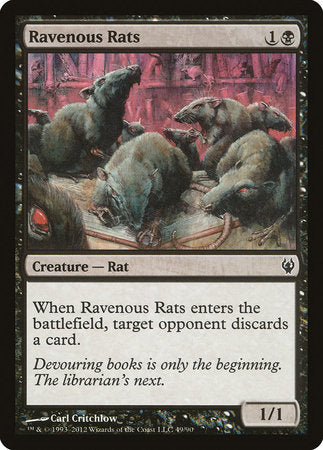Ravenous Rats [Duel Decks: Izzet vs. Golgari] | Amazing Games TCG