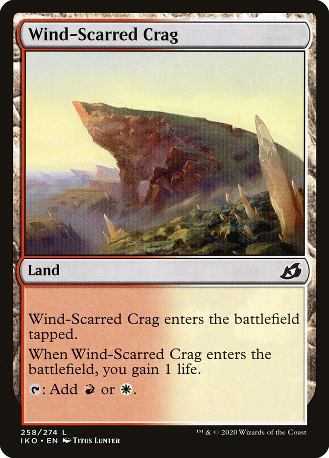 Wind-Scarred Crag [Ikoria: Lair of Behemoths] | Amazing Games TCG