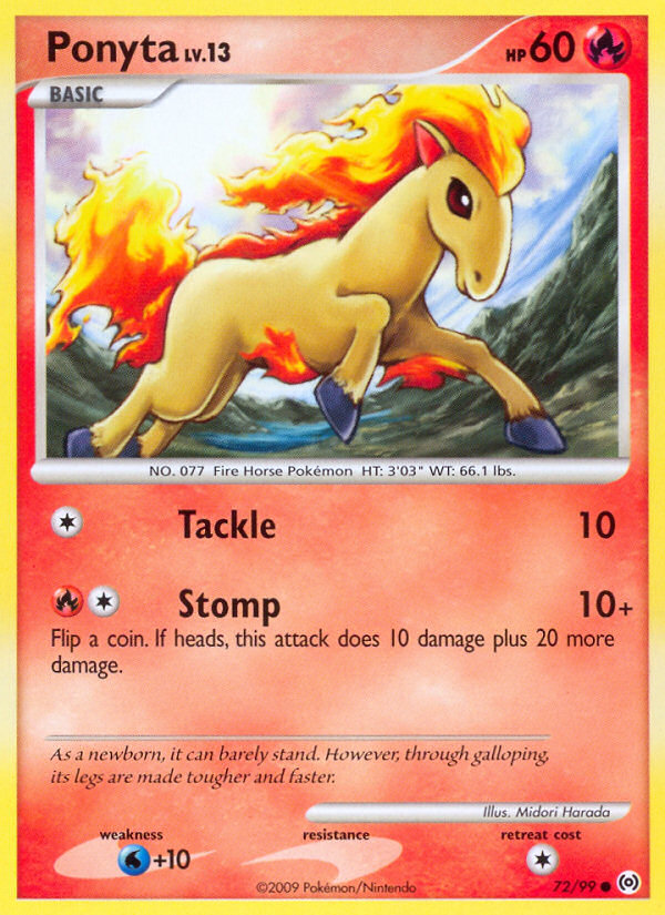 Ponyta (72/99) [Platinum: Arceus] | Amazing Games TCG