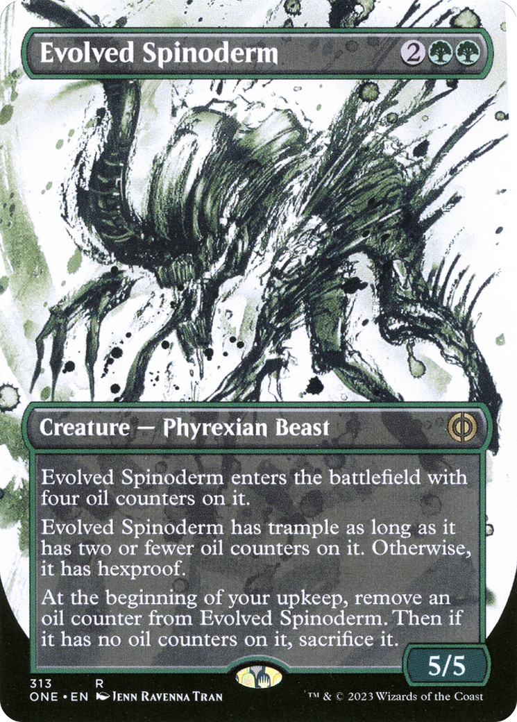 Evolved Spinoderm (Borderless Ichor) [Phyrexia: All Will Be One] | Amazing Games TCG