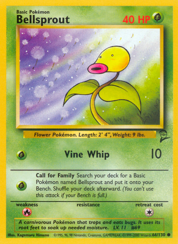 Bellsprout (66/130) [Base Set 2] | Amazing Games TCG