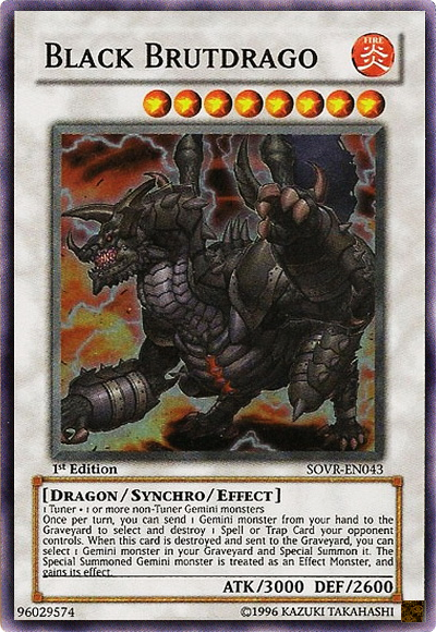 Black Brutdrago [SOVR-EN043] Super Rare | Amazing Games TCG