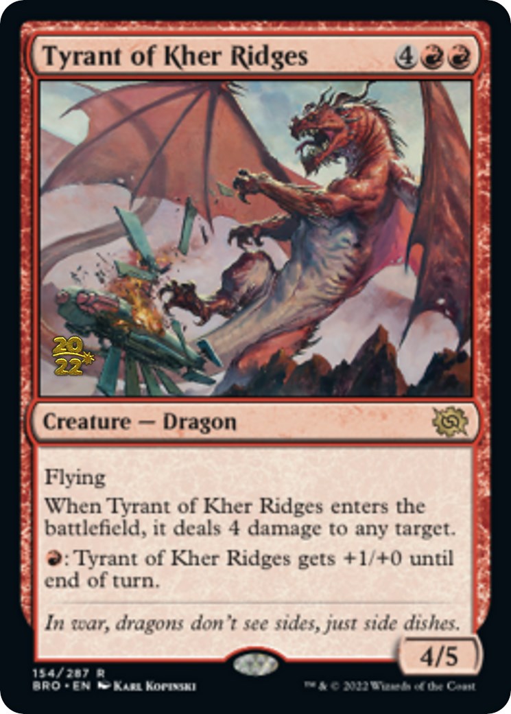 Tyrant of Kher Ridges [The Brothers' War: Prerelease Promos] | Amazing Games TCG