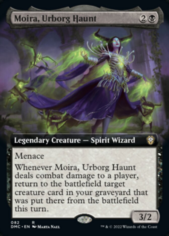 Moira, Urborg Haunt (Extended Art) [Dominaria United Commander] | Amazing Games TCG