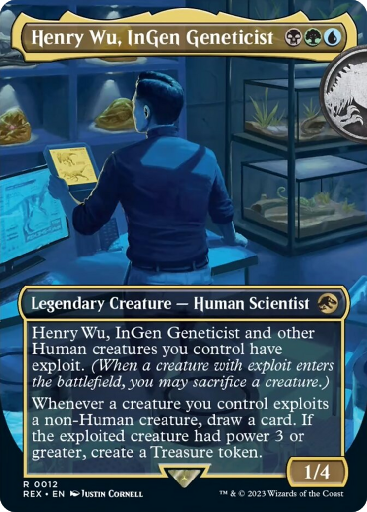 Henry Wu, InGen Geneticist (Borderless) [Jurassic World Collection] | Amazing Games TCG