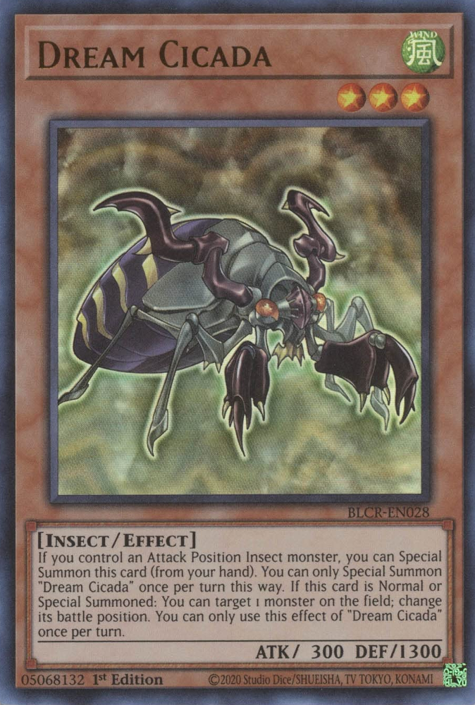 Dream Cicada [BLCR-EN028] Ultra Rare | Amazing Games TCG