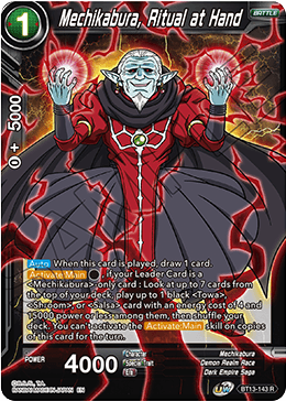 Mechikabura, Ritual at Hand (Rare) [BT13-143] | Amazing Games TCG