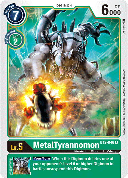 MetalTyrannomon [BT2-046] [Release Special Booster Ver.1.0] | Amazing Games TCG