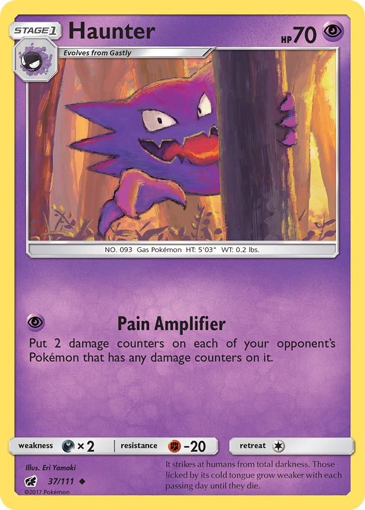 Haunter (37/111) [Sun & Moon: Crimson Invasion] | Amazing Games TCG